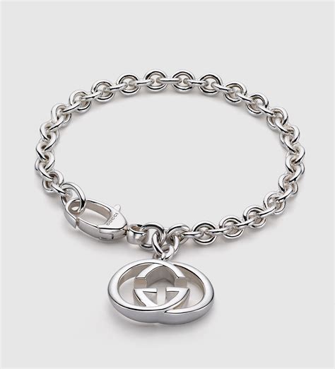 gucci bracelet interlocking g charm